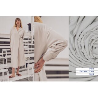 Fibre Mood, Woven Viscose/Polyester Twill, hellgrau, 951, FM792423, 230g/m²