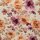 Viskosewebware, Blumen, apricot/beere, Aktia, 930010, 100g/m²