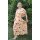 Viskosewebware, Blumen, apricot/beere, Aktia, 930010, 100g/m²