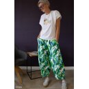 bedruckter Jeans, Abtrakt grün, Agnes, 917364,...