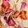 Viskose - Leinen Druck Digital, Blumen, pink/rot/natur, 2122760006, 190g/m²