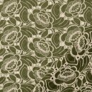 Baumwoll Stickerei, khaki, 2122235032, 143g/m²