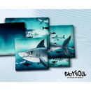 Shark Tank by Thorsten Berger, blau/türkis, Panel, Sweat ungerauht, 200746, 245g/m²