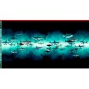 Shark Tank by Thorsten Berger, blau/türkis, Panel, Sweat ungerauht, 200746, 245g/m²