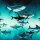 Shark Tank by Thorsten Berger, blau/türkis, Panel, Sweat ungerauht, 200746, 245g/m²