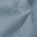 Musselin mit Stickerei, jeansblau, 5011, 277099,...