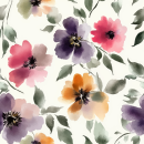 Stoff für Tischwäsche, Blumen,...