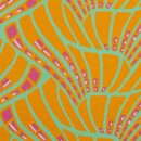 Vienna Coral by Bienvenido Colorido, Viskosewebware, ocker, 100314, 135g/m²