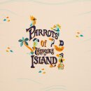 Parrots by Bienvenido Colorido, Panel, beige,...