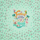 Parrots by Bienvenido Colorido, Panel, mint/pink,...