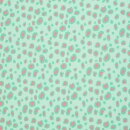 Parrots by Bienvenido Colorido, Panel, mint/pink, Baumwolljersey, 226261, 200g/m²