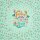 Parrots by Bienvenido Colorido, Panel, mint/pink, Baumwolljersey, 226261, 200g/m²