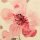 Double Slub Musselin, Blumen rosa/natur, Baumwolle, 661010, 165g/m²