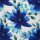 Double Slub Musselin, Blumen blau/aqua, Baumwolle, 177011, 165g/m²