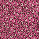 Hearts by Christiane Zielinski, pink, Sweat ungerauht,...