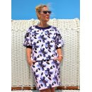 ungerauhter Sweat mit Blüten blau, Judith, 942648,...