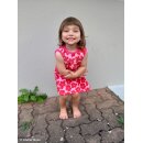 Happy Flowers by Cherry Picking, Viskosejersey rosa/rot,...