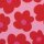 Happy Flowers by Cherry Picking, Viskosejersey rosa/rot, 636932, 220g/m²