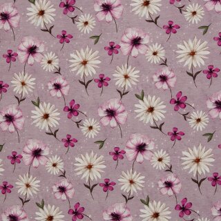 Modalsweat Spring Blossoms by Christiane Zielinski, 257433, 265g/m²