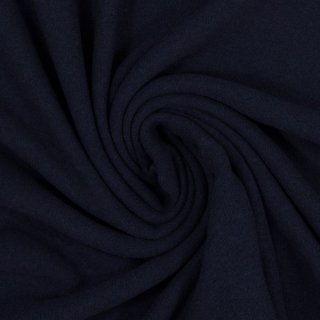 Bene, dunkelblau, unifarbener Strickstoff aus Italien, 597, 165g/m²