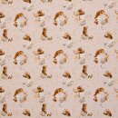 Baumwolljersey Bears, rosa/beige/braun, 655170, 210g/m²