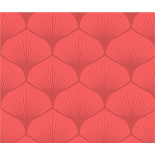 Popelin Leaf, BW-Webware, hellrot/koralle, 7005, 115g/m²