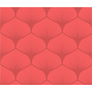 Popelin Leaf, BW-Webware, hellrot/koralle, 7005,...