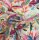 Webstoff Viskose/Leinen, Blumen bunt, 92288112, 180g/m²
