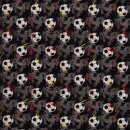 BW-Webware Fussball, grau/schwarz Sprenkel, 693285,...