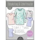 Papierschnitt T-Shirt/ Tunika girl |  Gr.74/80 - 158/164,...