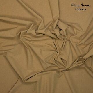 Fibre Mood, Webware Baumwolle Poplin stone washed, braun, FM791024 337, 145g/m²