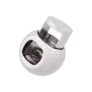 Kordelstopper silber/Durchlass ca. 10mm, 26mm...