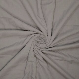 Woven Cotton Musselin, 1,60m breit, grau, 19, 310501, 130g/m²
