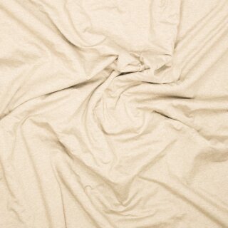 Viskose Jersey, meliert, beige, 79480820, 280g/m²
