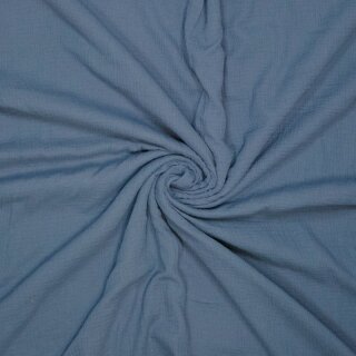 Woven Cotton Musselin, 1,60m breit, blau, 16, 310501, 130g/m²
