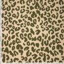 Heavy Sweat mit Leo-Print, Organic Cotton, natur/khaki,...