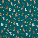 Alpenliebe by Mrs Mint design, Jersey, Almtiere petrol,...