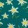 Alpenliebe by Mrs Mint design, Jersey, Edelweiß petrol, 345747, 210g/m²