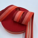 Gurtband, 4cm, Spicy, orange/rot