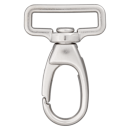 Karabinerhaken, 3cm breit, echt versilbert, 0593920300082