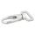 Karabinerhaken, 3cm breit, echt versilbert, 0593920300082
