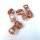 Extra Schieber zu Reißverschluss Meterware mit 6,5 mm Spiralraupe rosegold