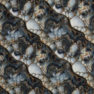 Flowing Bloom by Sarah Mariam, Oxford-Gewebe, Martindale >60.000, 527789, 210g/m²
