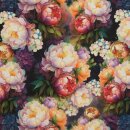 Canvas Aura mit ausdruckstarkem Blumenmuster, 226599,...