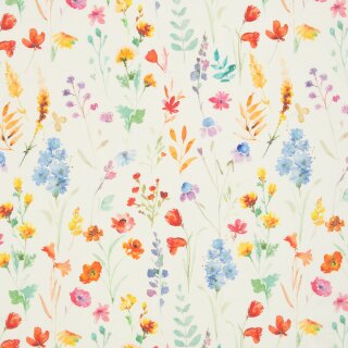 beschichtete Baumwolle mit Blumenmuster, Alsfeld, 123010, 210g/m²