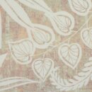 beschichtete Baumwolle mit Blätter Muster, beige, Alsfeld, 126672, 210g/m²
