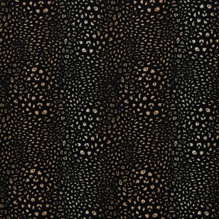 Vivien, Viskosewebware schwarz/beige, Leo, 810299, 150g/m²