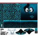 Monsta Pillows by Thorsten Berger, Kissen Panel, petrol,...