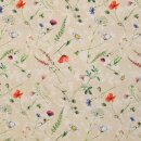 Canvas Wilma, Blumenwiese beige, 130170, 200g/m²