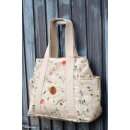 Canvas Wilma, Blumenwiese beige, 130170, 200g/m²